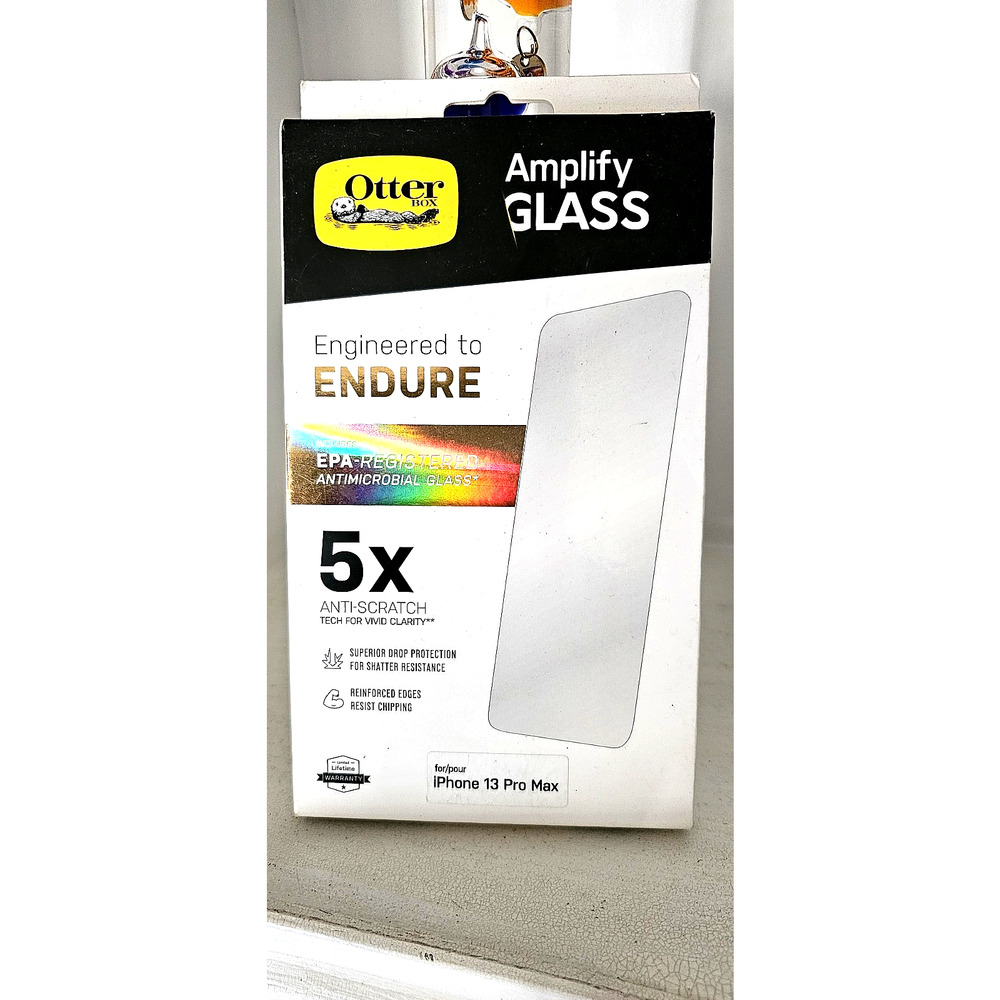 OtterBox Amplify Glass iPhone 13 Pro Max Endure 5x Anti Scratch